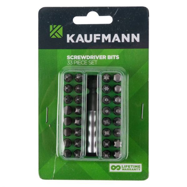 Kaufmann - Screwdriver Set 33 Piecee Bit - 2 Pack