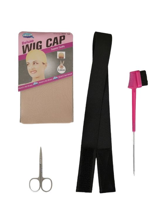 Wig Melting Band, Cap , Scissors and Edge Control Brush Value Bundle, Shop  Today. Get it Tomorrow!