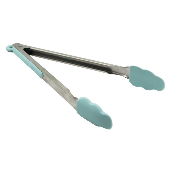 Kitchen Inspire Stainless Steel &amp; Silicone Tongs