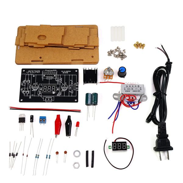 Lm317 Adjustable Regulated Power Supply Diy Kit Lm317 Ac 220V Eu Plug