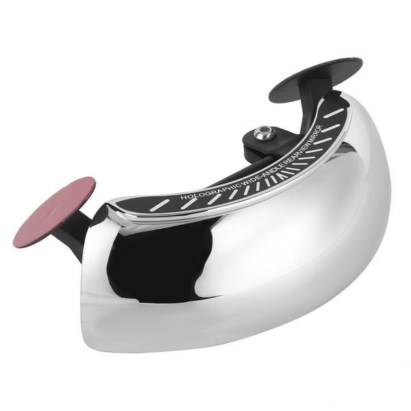 Universal Motorcycle Windshield Equipped with Panoramic Rearview Mirror