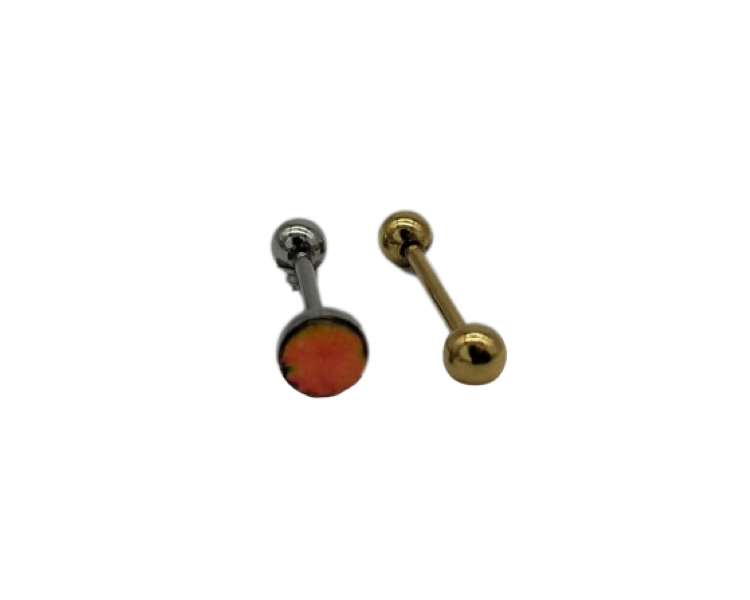 Fabulae Tongue Ring Set, Kathleen