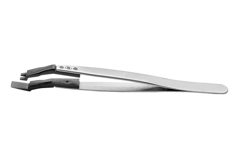 Ideal-Tek (2WFSVR.SA) Tweezer, Wafer, Stepped Bottom Paddle, PVDF Tip