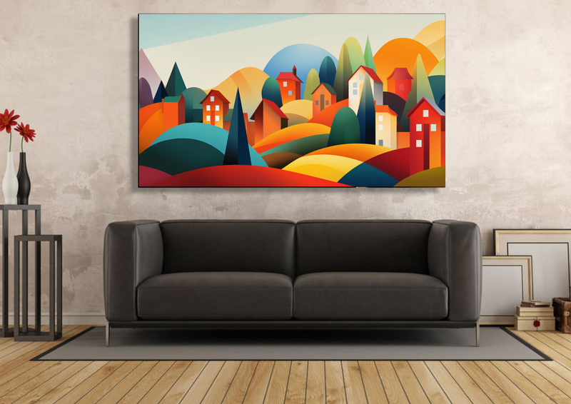 Canvas Wall Art - Abstract Landscape - HC0971