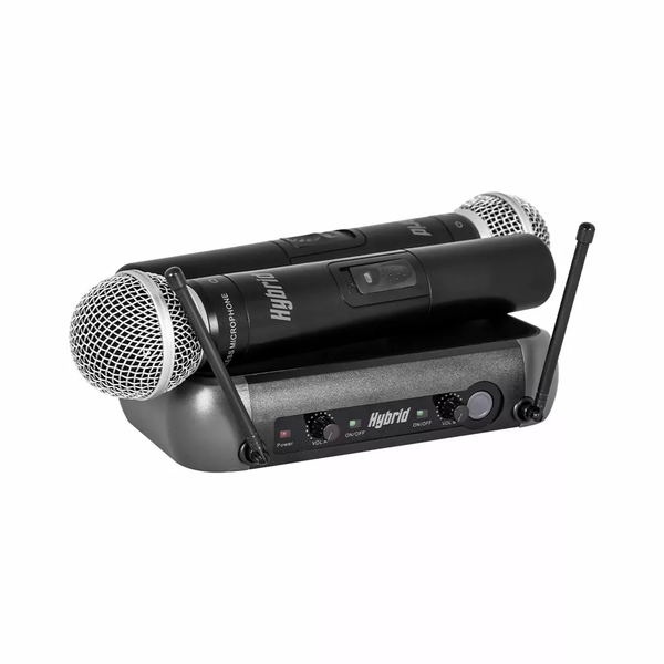 Hybrid Dual UHF Cordless Hand Microphone System