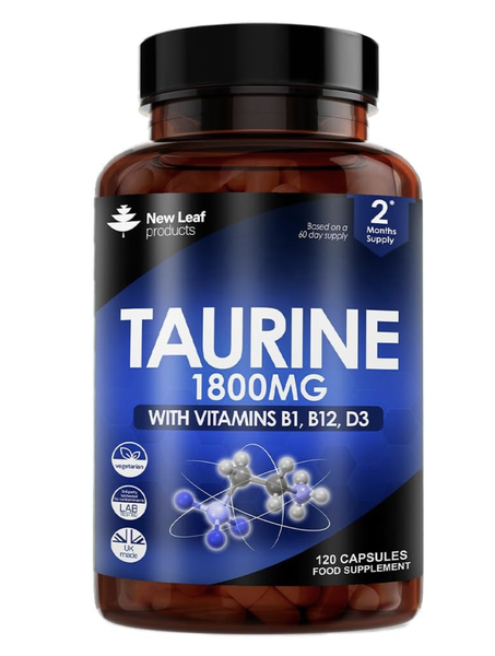 Taurine High Strength Complex Capsules 2 Month Supply