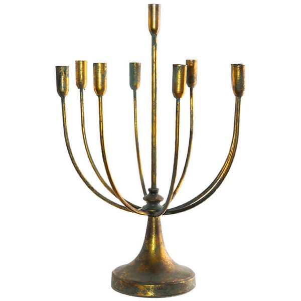 Rustic 9 Arm Candle Holder -FMB11U1