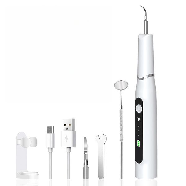 Pet Ultrasonic Teeth Cleaner Electric Dental Scaler for Dogs &amp; Cats- 500mAh