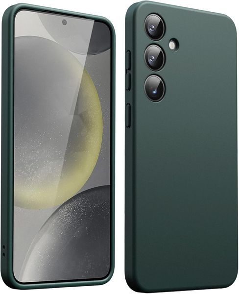 Dark Green Silicone Protective Phone Case Compatible with Samsung Galaxy A05 &amp; A05S
