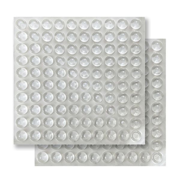 Self Adhesive Bumper Pads Silicone Clear for Cabinet Door Bumper-200 Piece