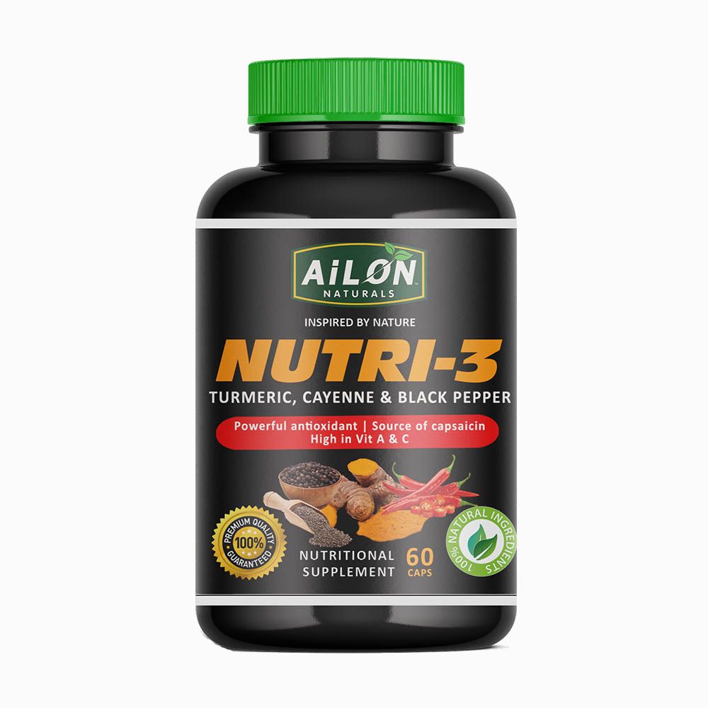 Nutri 3 Turmeric, Cayenne & Black Pepper capsules (60 caps) Shop