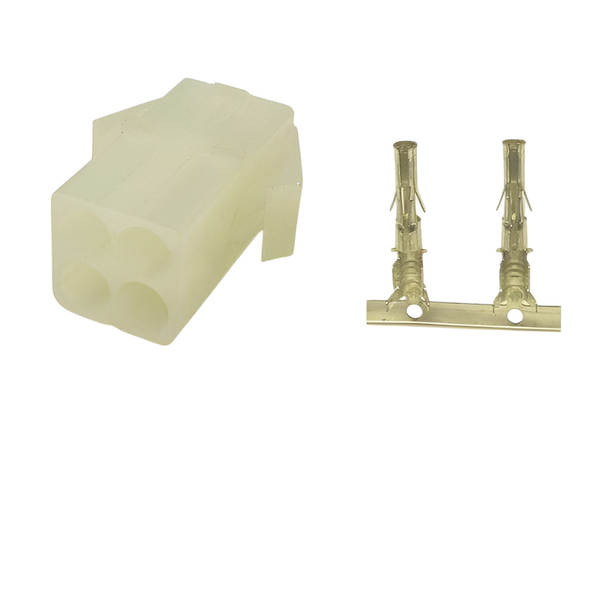 XY142-04F 6.2mm 4-Pin Square Female Connector with Release-Lock
