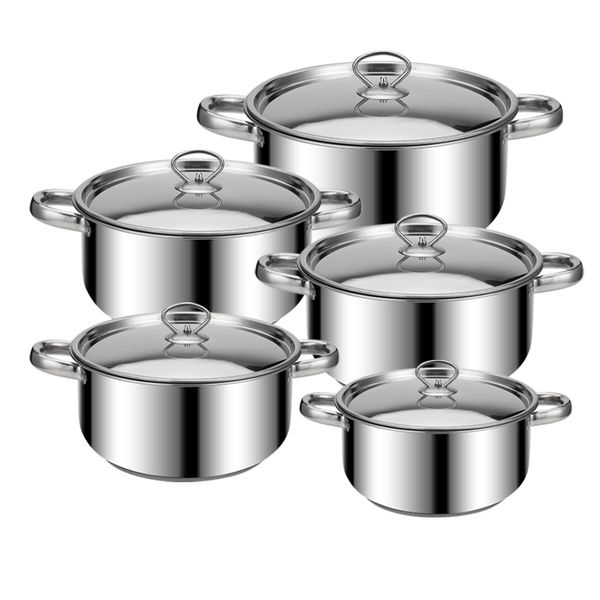 5-piece Stainless Steel Cookware Set - Cdh-019