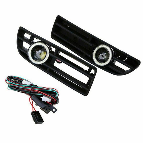 1 Pair Fog Lamp Front Bumper Grill Cover Compatible with Universal