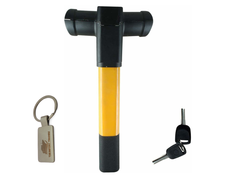 Anti-Theft Car Steering Wheel Lock Universal Fit With TIT Keychain