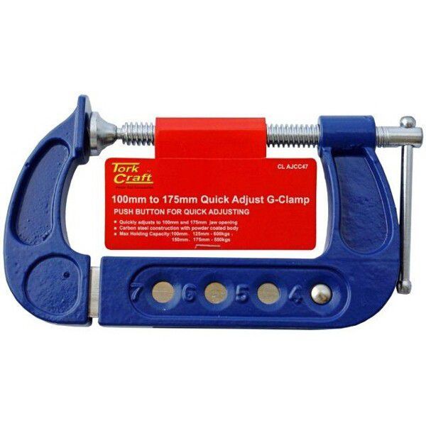 Tork Craft Clamp G QuickAdjust 100mm 175mm Buy Online in South