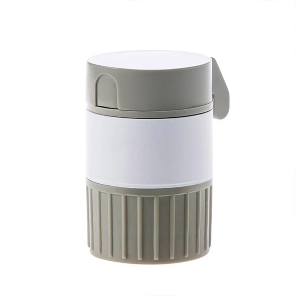 4-in-1 Layer Powder Tablet Grinder Pill Cutter, Holder And Cup