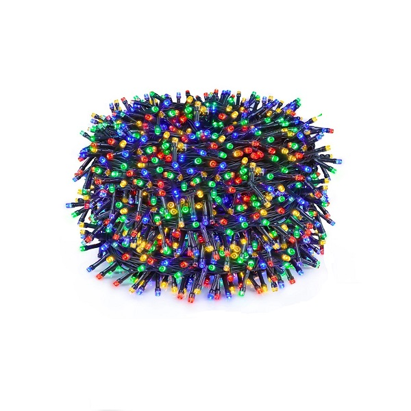 100M RGB 9V Fairy Light On Black Cable With 8 Modes