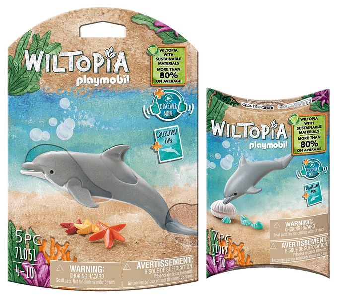 Playmobil Dolphin With Calf Bundle 71051+ 71068 image