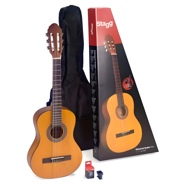 Stagg C440M Classic Guitar with Bag + Tuner Pack Natural