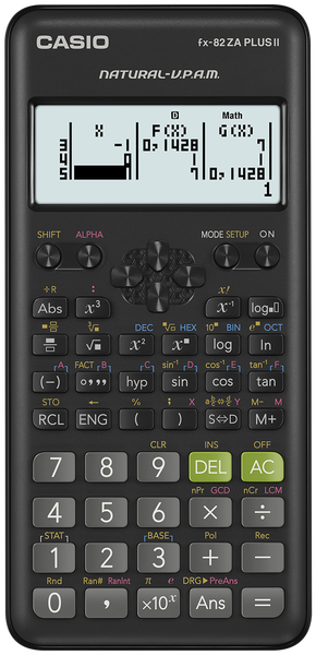 Casio FX-82ZA Plus II Scientific Calculator