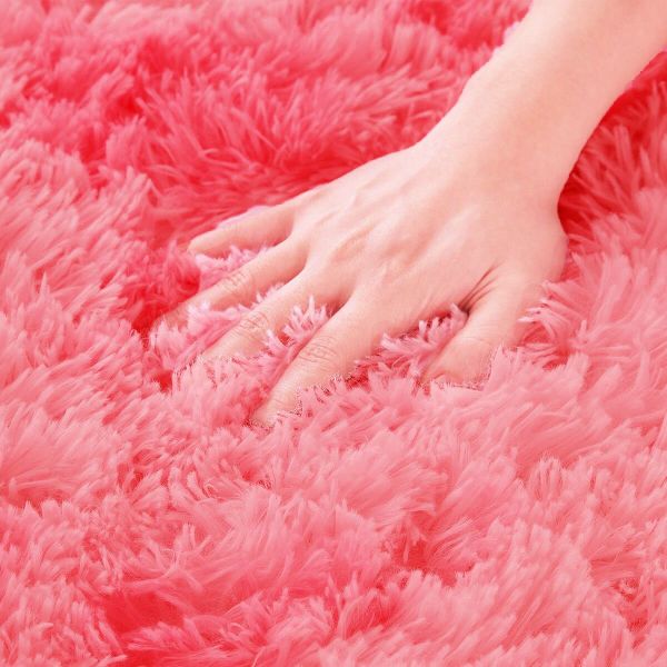 Fluffy Carpets Rug Red 200 x 150cm