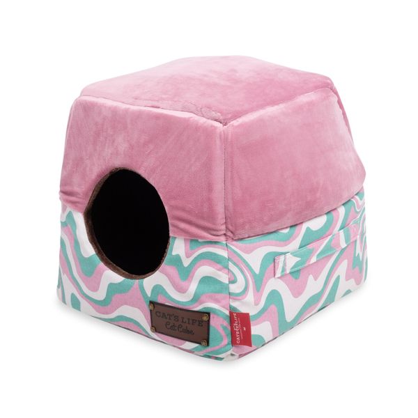 Cat's Life Cat Cube Mocha Pink