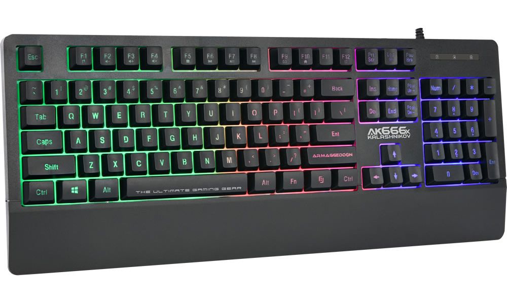 Armaggeddon AK-666X Kalashnikov Membrane Gaming Keyboard | Shop Today ...