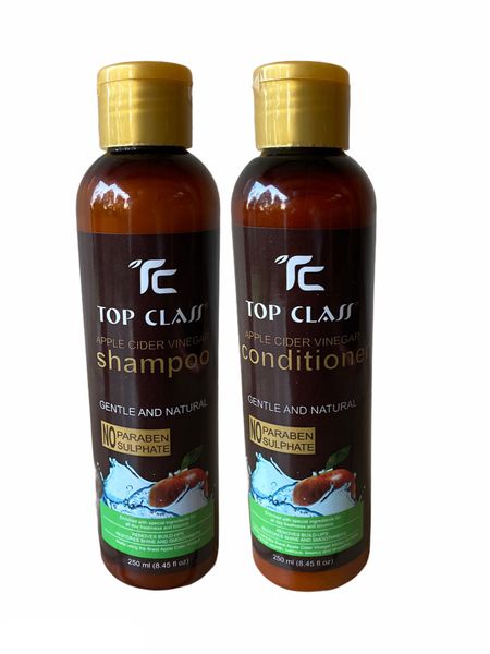 Top Class Apple Cider Vinegar Shampoo and Conditioner 250ml