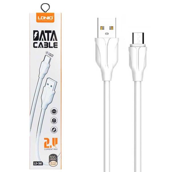 Donic - Replacement USB TO Micro USB 2.4A LDNIO SL361 1M Cable