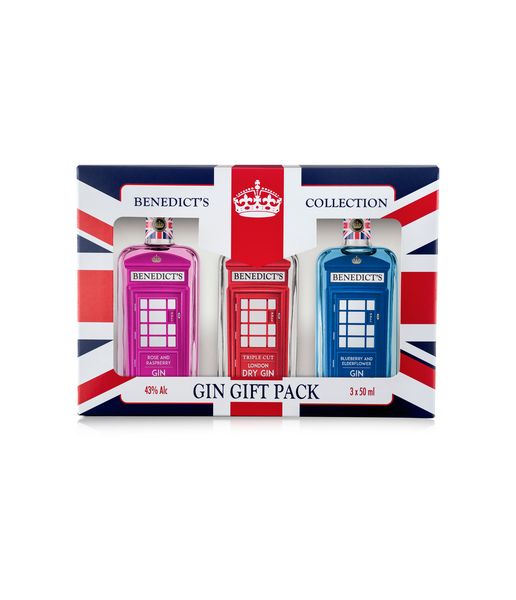 Benedict's Gin - 3x50ml Gin Gift Pack