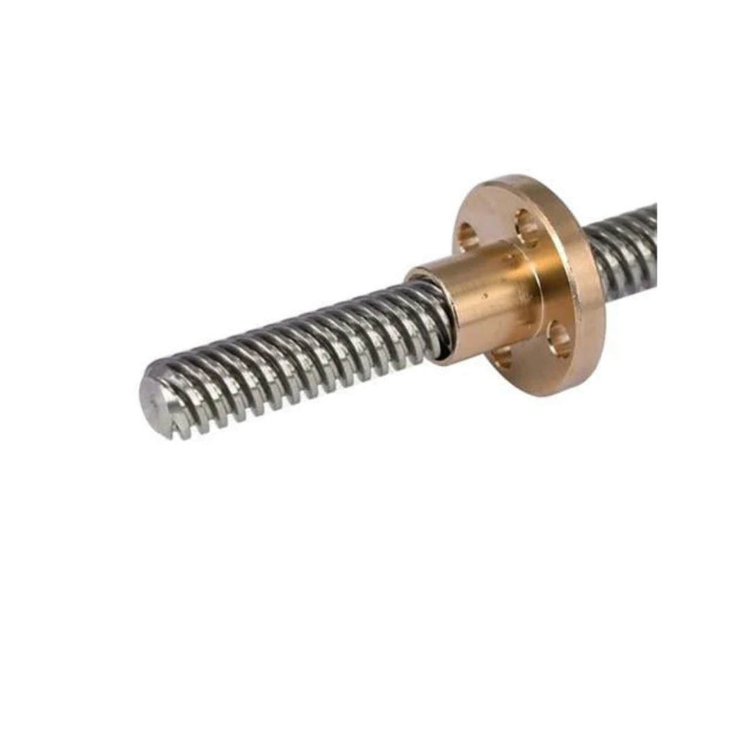 HKD M8 Lead Screw 300mm with Brass Nut T8x2 8mm Pitch for 3D Printer