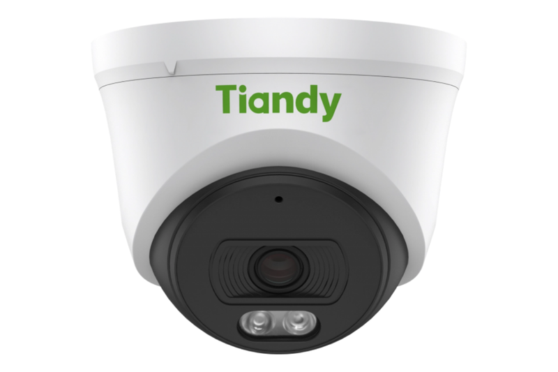 Tiandy 2MP Fixed Color Maker Turret Camera 2.8mm - Network camera