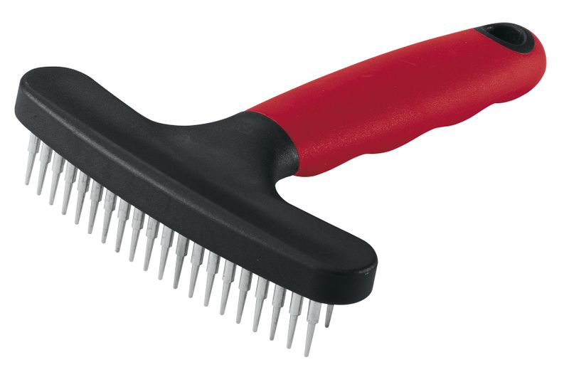 Ferplast GRO 5850 Rake Comb with Rounded Teeth - Gentle Grooming Tool