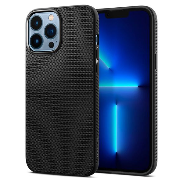 Spigen Liquid Air Case For iPhone 13 Pro Max - Matte Black