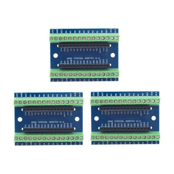 3pieces Nano V3.0 Controller Terminal Adapter Expansion Board Nano IO Shield