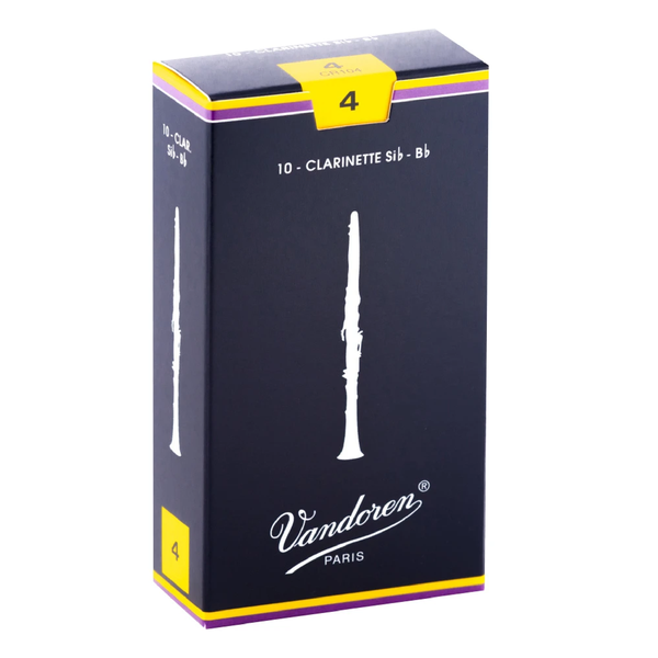 Vandoren Bb Clarinet 4 Reeds - Per Box(10 Pack)