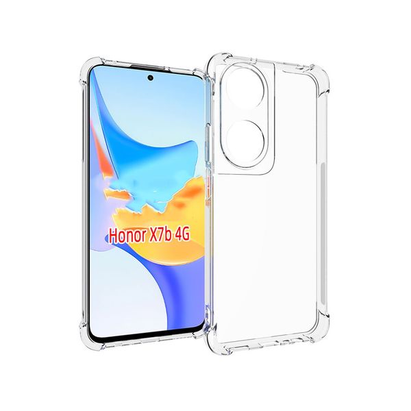 Case for Honor X7b 4G, Shock-Resistant Flexible TPU Phone Cover