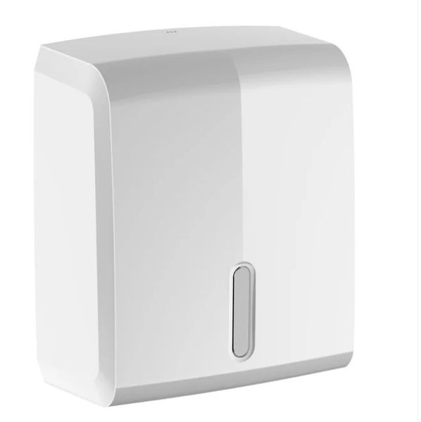 White Folded Paper Towel Dispenser