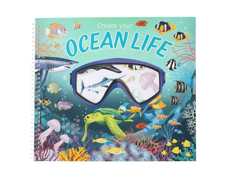 Create Your Ocean Life (glitter &amp; paper stickers)