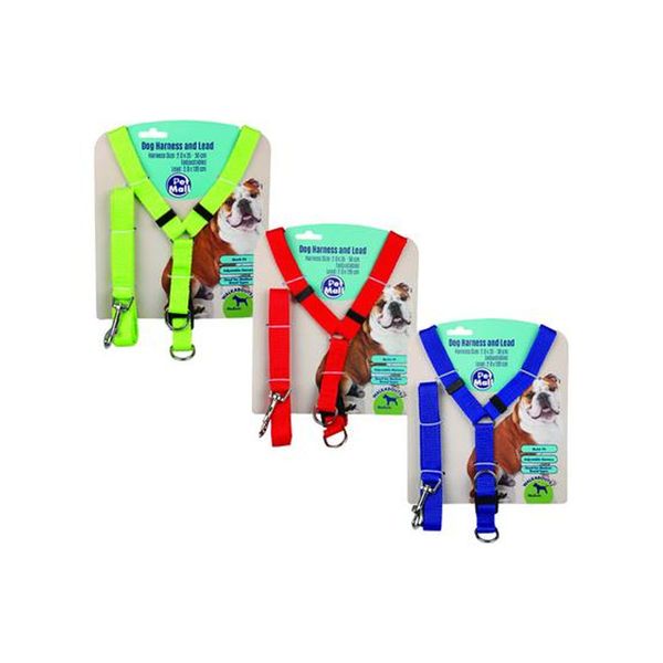 Pet Dog Harnesses And Leads 2.0X35-50CM (3-Pack)
