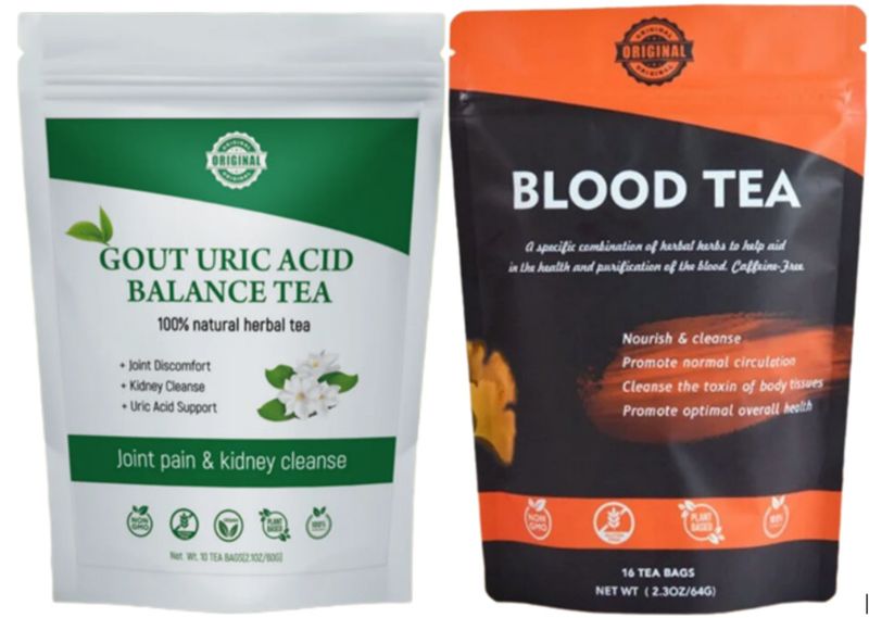 Uric Acid Kidney Cleanse Bone &amp; Joint Relieve combo Herbal Drink