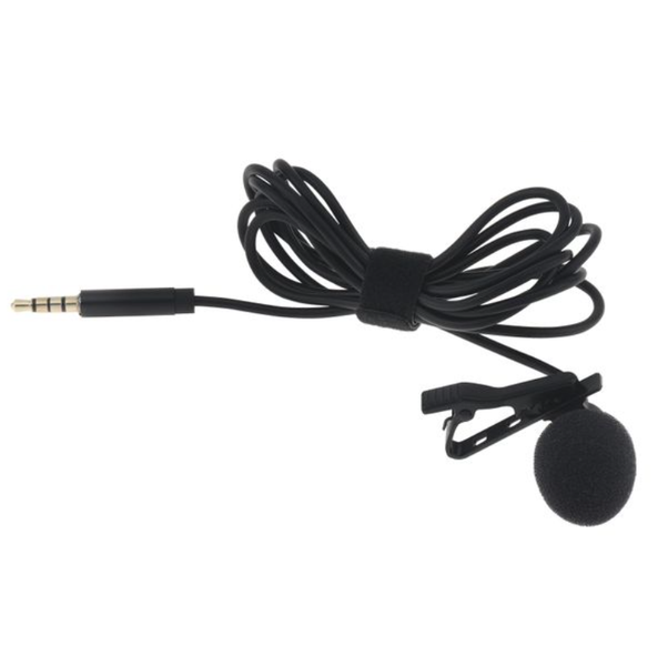 IPSTYLE 3.5mm Lavalier Microphone Metal Clip Lapel Mic