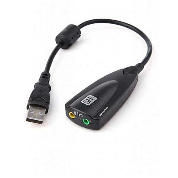 External USB 2.0 Virtual 7.1 Channel Sound Card