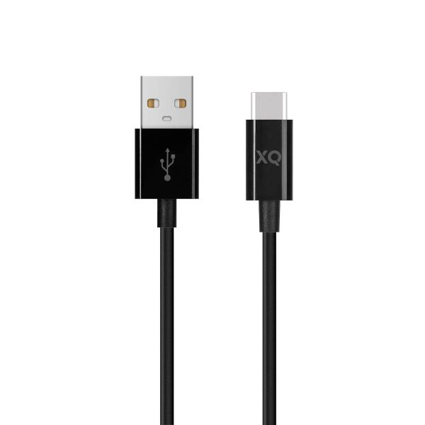 XQISIT Charge &amp; Sync Type C 3.0 to USB A 150cm - Black