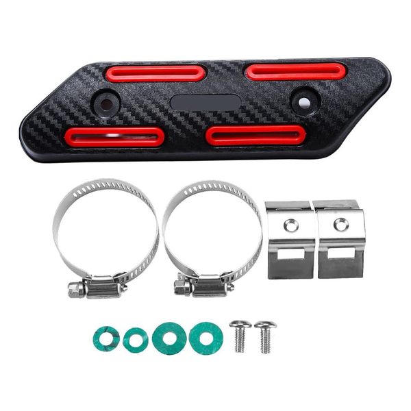 Exhaust Heat Shield Protector - Motorcycle Universal Heat Insulation