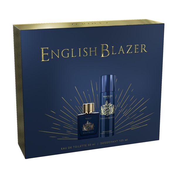 Yardley English Blazer Eau de Toilette 50ml &amp; Deodorant Spray 125ml