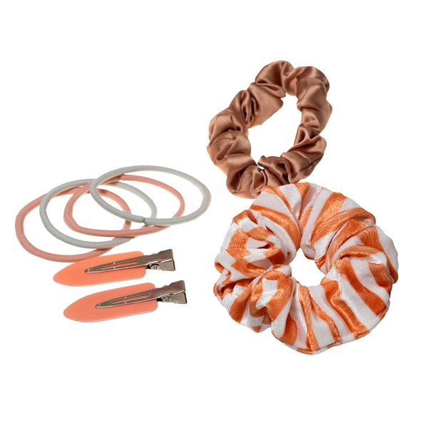 Mhle No Crease Kit | 6 Scrunchie and Elastic Hair | No Crease Clips