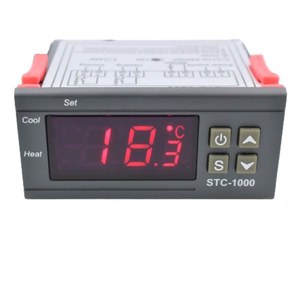STC-1000 12V Digital Temperature Controller with Probe (12V DC, 10A)
