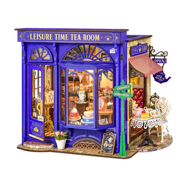 Rolife - Robotime Leisure Time Tea Room - 3D Miniature House